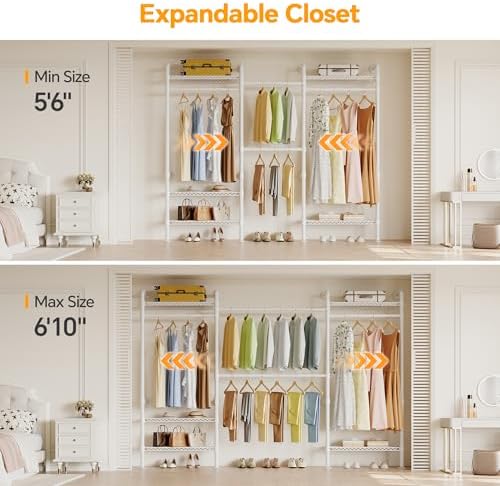 higeego w3 wall mounted clothes rack, industrial pipe shown in use