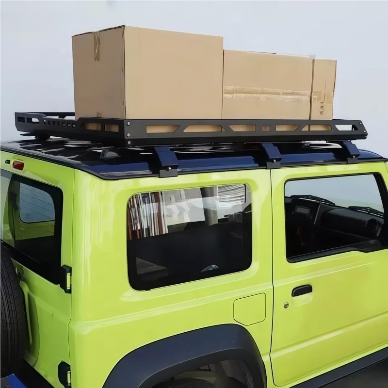 Auto Exterior Parts Car Organizer Cargo Roof Rack Basket Luggage Carrier Compatible for Suzuki Jimny 2019+ Rooftop Cargo Carrier Luggage Rack Car Storage