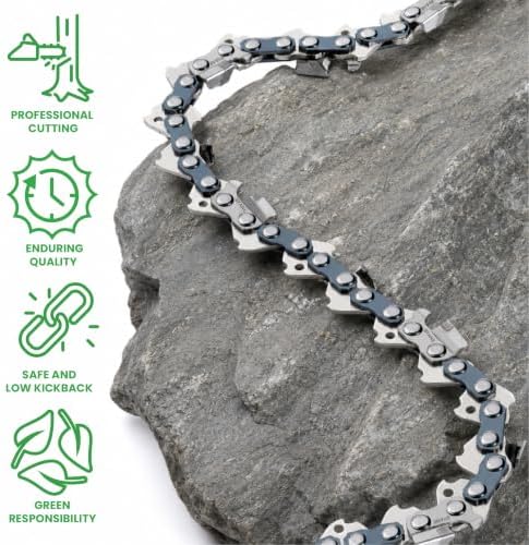 byane 18-inch carbide chainsaw chain .325" pitch .050", package contents