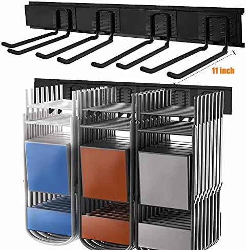 torack tool storage rack heavy duty garage wall, side view