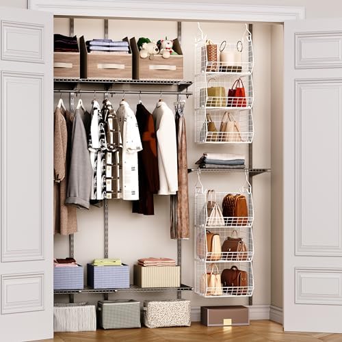 x-cosrack 3 tier foldable closet organizer, clothes shelves, package contents