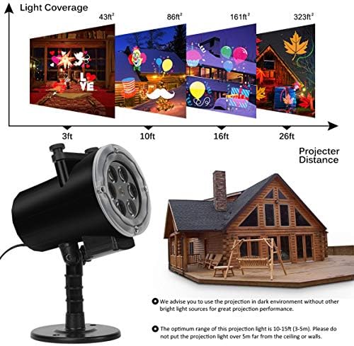 Christmas Halloween Lights Projector Outdoor,Syslux Holiday Projector Lights,...