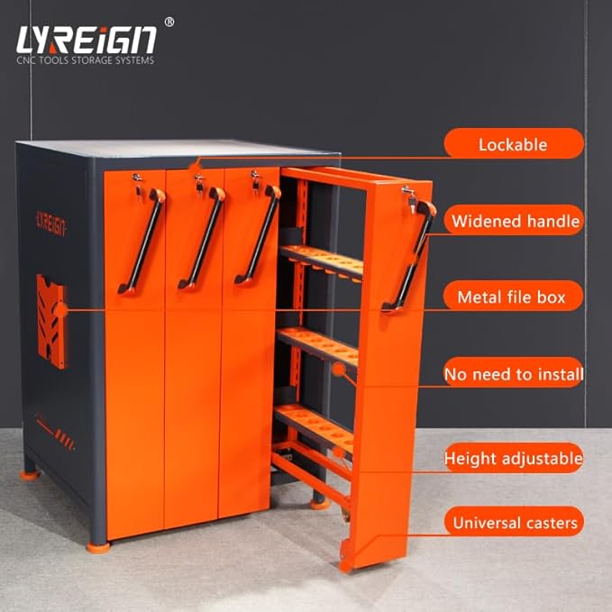BT50 Vertical Drawer Cabinet, CNC Tool Storage System - Image 3