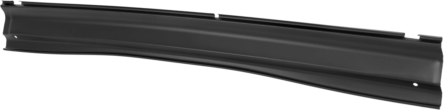 Tail Pan Compatible with 1955-1957 Chevy Chevrolet Bel Air/One-Fifty Series/Two-Ten Series 2 Door and 4 Door Models Rear Pan Steel Black