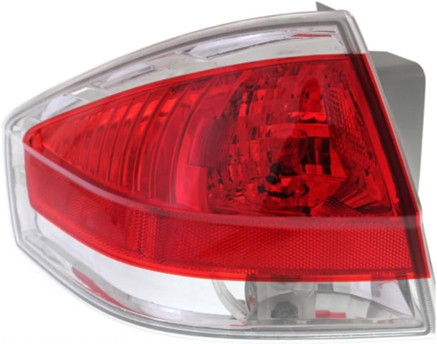 For Ford Focus 2008 2009 2010 2011 Tail Light Driver and Passenger Side | Pair | Clear & Red Lens | Sedan | S/SE/SEL Model | FO2800215, FO2801215 | 9S4Z13405D, 9S4Z13405B, 9S4Z13404D, 9S4Z13404B