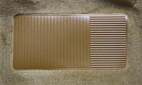 Replacement Auto Carpet Floor Liner - Molded Cutpile - fits 1976-1981 Pontiac Firebird Trans Am 4 Speed Manual Floor Shift Factory (Doeskin/Camel Tan)