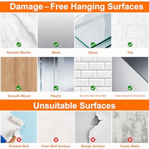 ddmy 100 pack heavy duty self adhesive hooks on a desk or shelf