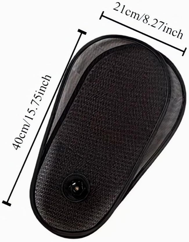 Car Sunshade 2 Pack PVC Adjustable Rotatable Side Window Privacy Sunscreen Heat Insulating Shade for Travel and Parking, 2pcs