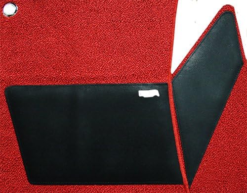 Replacement Auto Carpet Floor Liner - Cut and Sewn Loop - fits 1958-1960 Ford Thunderbird Hardtop Convertible (Black)