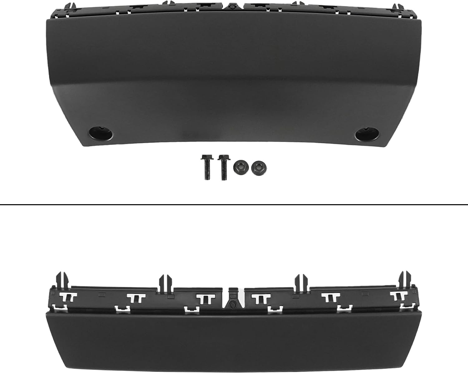 Rear Trailer Hitch Cover Panel for 2014-2021 Jeep Grand Cherokee, 2022 Jeep Grand Cherokee WK PP Plastic Lower Tow Bumper Panel Filler Replace 1WD25TZZAE, CH1137102