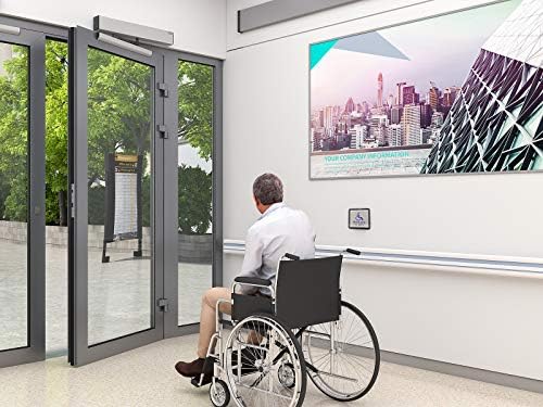 olideauto automatic dual door operator, auto open doors, side view