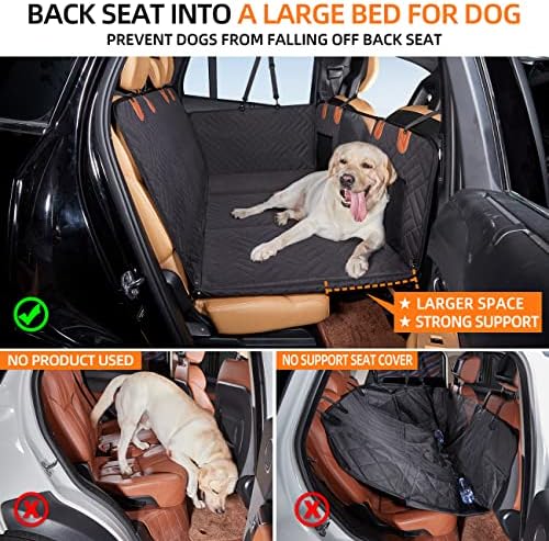 yjgf hard bottom dog car seat cover for shown in use