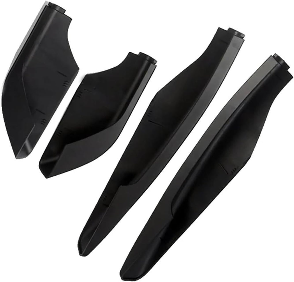 Rooftop Cargo Carrier for Mitsubishi for Pajero for V80 2009-2017 2018 Black ABS Roof Rack Bar Rail End Protection Cover Shell Replace 4PCS Roof Racks Boxes