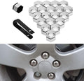 20 Pcs Plastic Wheel Lug Nut Covers for VW Jetta 2018-2024, Hex Bolt Caps Protective Decorative Trim Durable Styling Head Protector,Silver-17mm