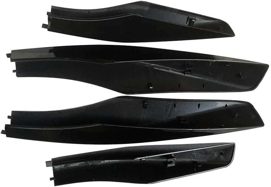 Rooftop Cargo Carrier 4pcs Black ABS Roof Rack Caps for Lexus for RX330 for RX350 for RX400 2004-2007 2008 2009 Rack Bar Rail End Shell Roof Racks Boxes