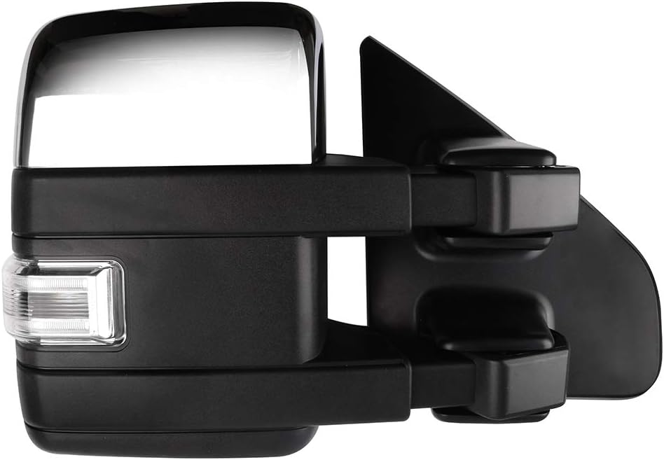 A Pair Heated Towing Mirrors Fits 2004-2014 for Ford for F-150 Pickup Truck, Power Adjusted View Mirror with Turn Signal Indicator