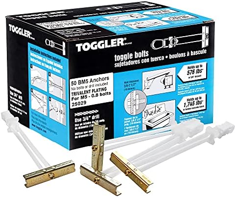 toggler snaptoggle bm5 toggle anchor, 50 pack, no, main product view