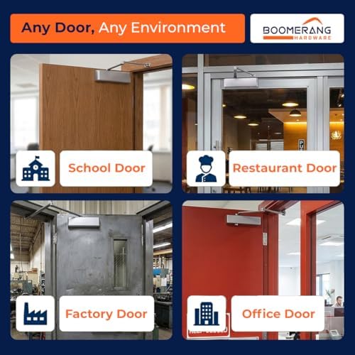 boomerang d9016 extra heavy-duty designer auto commercial door showing dimensions
