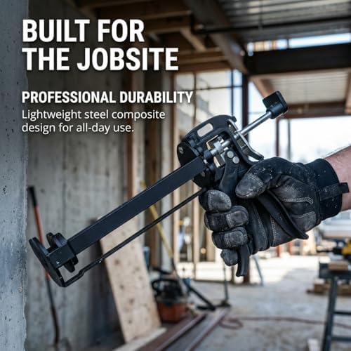 226 series heavy duty caulking gun – 13oz showing dimensions