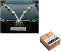 Autoschmuck Organza M Garland with Roses for Bride and Groom/Wedding Car Decoration