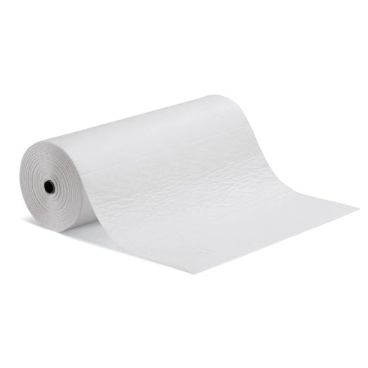 PIG Oil-Only Absorbent Mat Roll | Absorbs 20.1 gal per roll | 30" W x 150' L | by NewPig