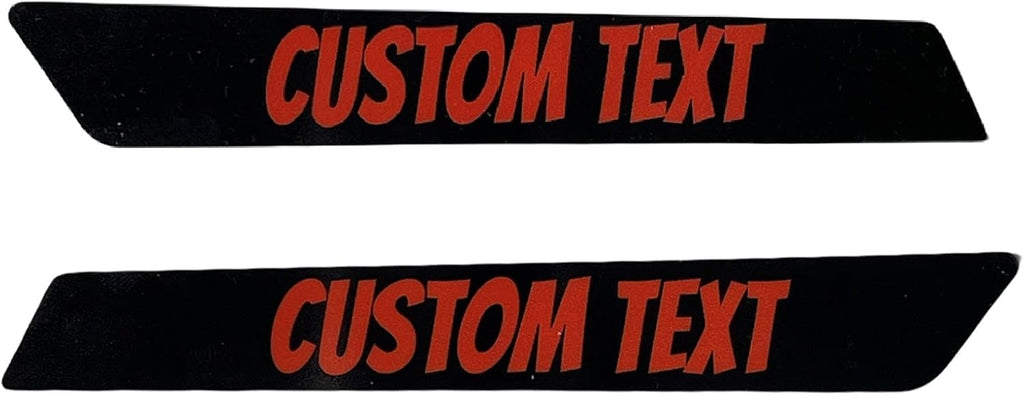 Kustom Cycle Parts Premium Aftermarket Custom Text Saddlebag Inserts! Comes in pairs. Fits Harley Davidson Touring Models. Street Glides Road Glides Road King Ultra Eletra Glide. Made in USA (2014 and Newer)