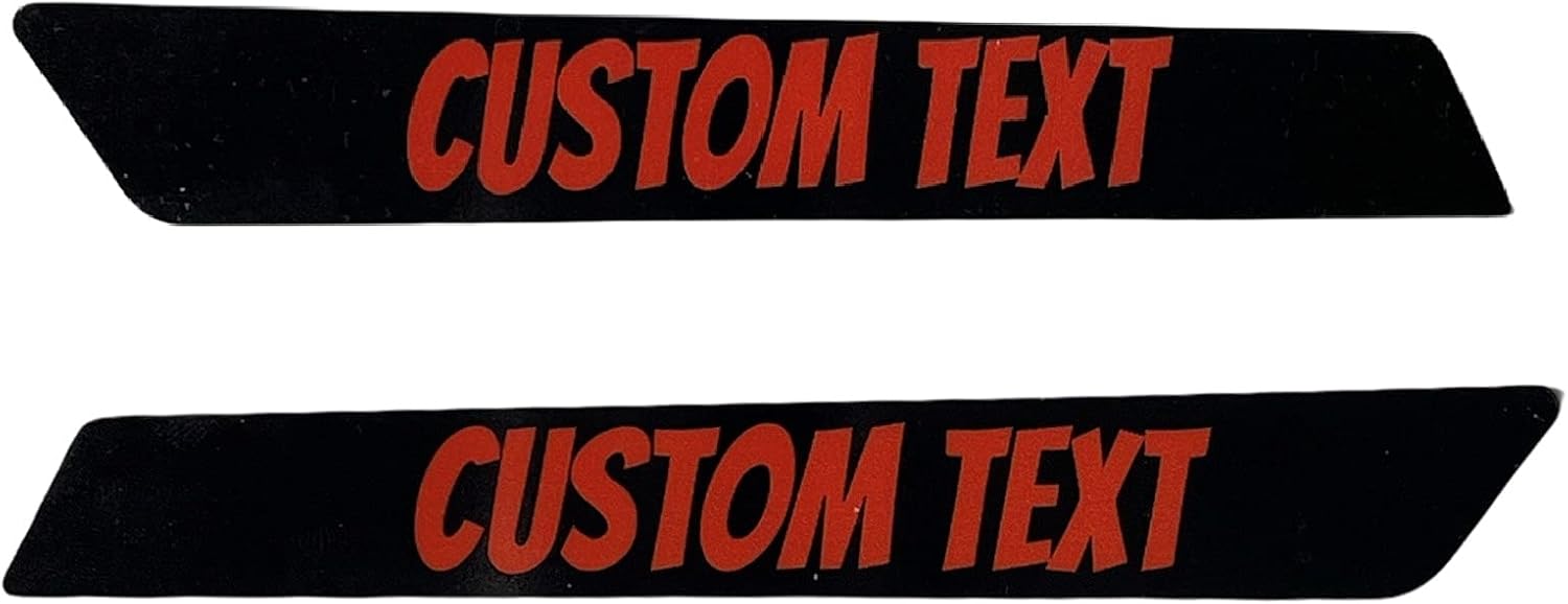 Kustom Cycle Parts Premium Aftermarket Custom Text Saddlebag Inserts! Comes in pairs. Fits Harley Davidson Touring Models. Street Glides Road Glides Road King Ultra Eletra Glide. Made in USA (2014 and Newer)