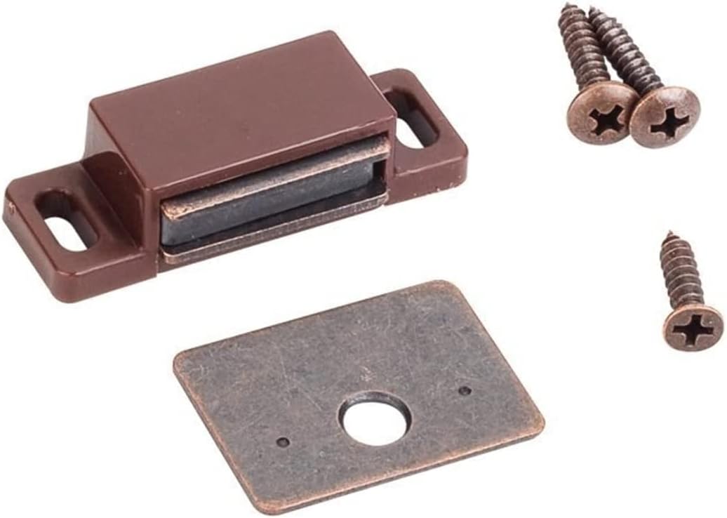 mpj single magnetic catches brown/antique copper retail pack, main product view
