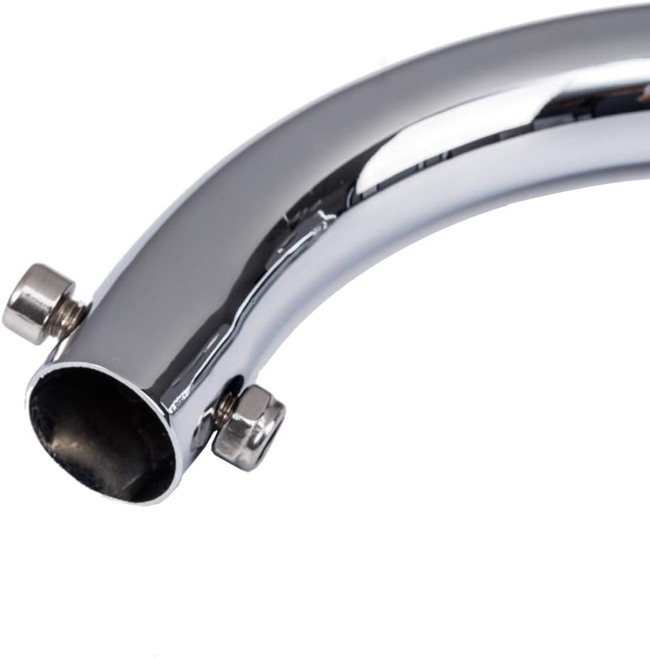 Saddle Bags Saddlebag Guard Eliminator Brackets Supports Fit For Harley Touring Electra Glide FLHT 1997-2008 Road King Road Glide 1993-2013 (Chrome)