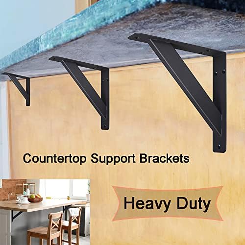 heavy duty shelf brackets countertop support brackets,10"x10"corbels shelf, side view