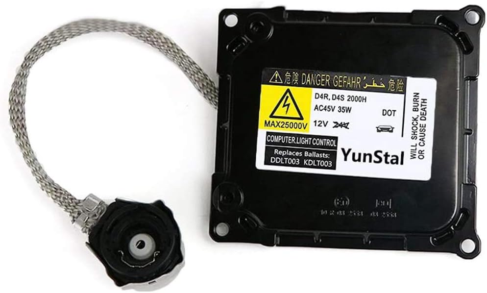 KDLT003 DDLT003 85967-52020 Xenon Headlight Ballast Control Unit Module with Fast Startup Safe Stability for IS250 IS350 RX350 GS300 GS430 ES350 Toyota Prius Avalon Solara Venza