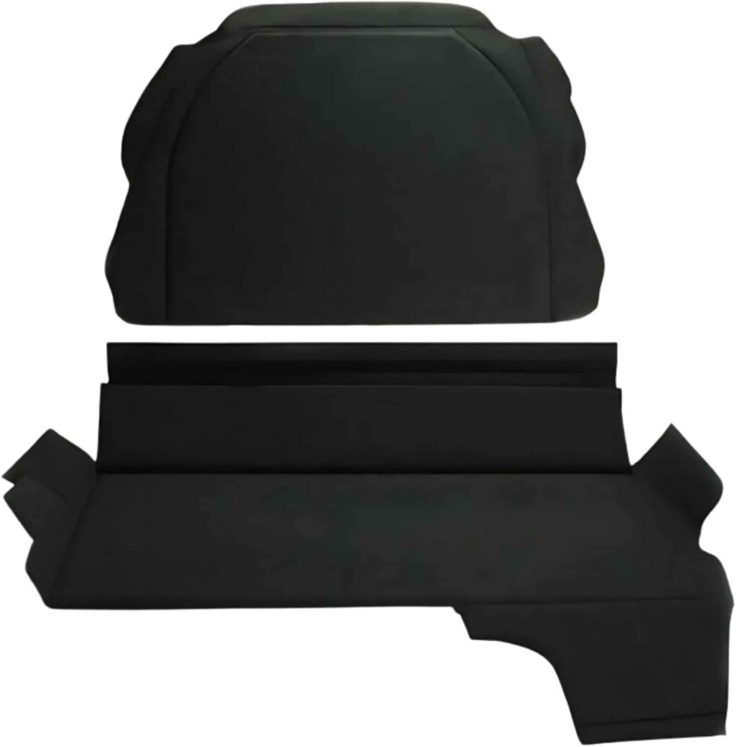 Boot Carpet Trunk Mat Set 2 Piece for VW Beetle 1302 1303 Super Bug 1972–1979 – Custom Fit Black LHD Trunk Floor Carpet OEM Style Restoration Interior Accessory
