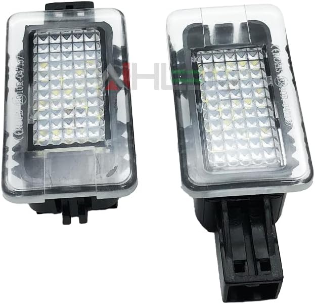 AJHLJ® 2Pcs LED Interior Lamp For Volvo V40 V60 S60 S80 XC40 XC60 XC70 XC90 White Door Courtesy Luggage Trunk Footwell Light Assembly