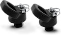 60617 Puck System Gooseneck Safety Chain Anchors, Compatible with 2013-2026 Dodge RAM 2500 3500, Cast Steel Gooseneck Hitch Safety Anchors with Carbide Black Powder Coat Finish, 30000 lbs GTW, 2 PCS