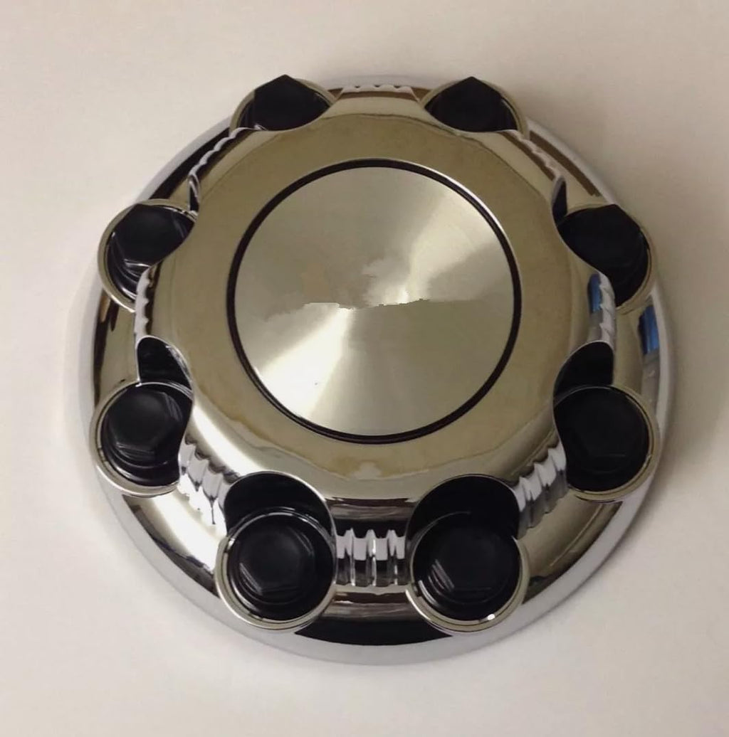 4pcs Chrome Wheel Center Caps(Glossy Silver) 8 Lugs, Fit for 1998-2013 Chevy Silverado Avalanche Suburban&GMC Sierra Yukon 1500 2500 3500 16" Rim Hub Cover, Replace 15039489 OEM(4pcs)