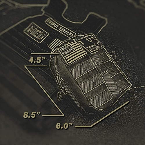 EVERLIT Emergency Trauma Kit, CAT GEN-7 Tourniquet 36" Splint, Military ...