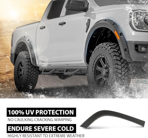 G-PLUS Rear Right Fender Flare Wheel Molding Trim | Compatible with Jeep Cherokee 2019-2022, Not Fit For Trailhawk Models 68316002AD, 68316006AB