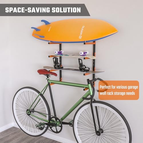 lumber storage rack wall mount, metal 8-level wood on a desk or shelf