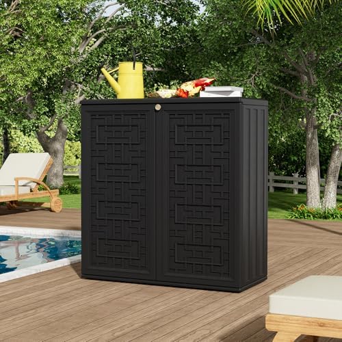 zzm hdpe outdoor storage shed, outdoor plastic storage, package contents