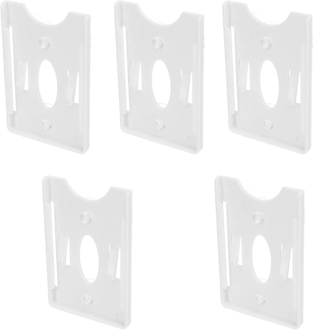 Windshield Card Holder and Secure Card Management, 5 Pcs IC Card Holder, Windshield Card Display Sleeve for Community & Vehicle Management, Fuel Card Holder for Vehicle (Suction cup)