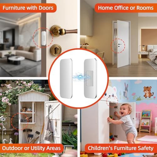jiayi no drill cabinet door magnets, 50 pack, front angle view