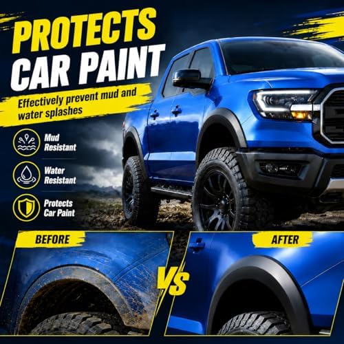 LQI Fender Flares Compatible with Toyota CHR 2018-2022 Front Left Driver Side Fender Wheel Opening Molding Guardabarros, Factory Style, 75602F4010 TO1290115