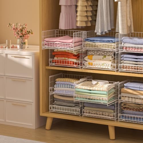 hongtamoya 4-tier sliding closet organizers and storage shelves showing dimensions
