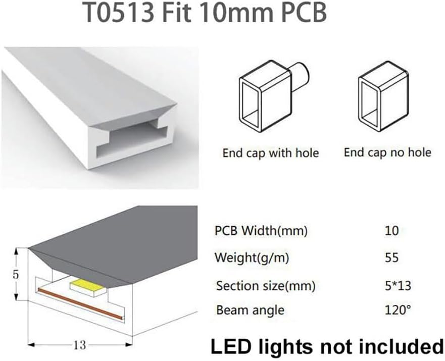 Flexible Neon Silicone Light Tube - Waterproof LED Strip Housing | White,1212-3meters
