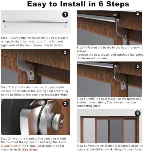 sliding door closer, soft close with hold open on a desk or shelf