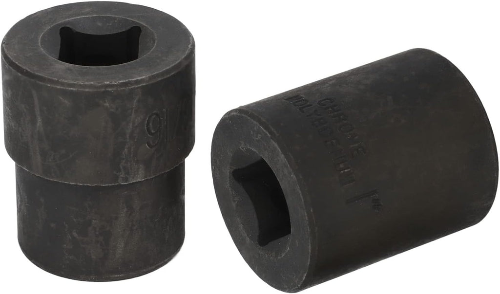 2PCS Emergency Wheel Lug Nut Removal Set, 19‑26mm Lug Nut Extractor with 1/2in Square Drive for Hand and Air Tools, Universal Locking Wheel Nut Remover for Cars Trucks