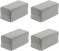 Suede Microfiber Applicator Pad, Multi-Purpose Ceramic Spray Coating Sponge Pads, Car Detailing Sponge for Car Paint, Metal, Plastic Trim, Applying Wax, Sealants, Other Conditioners (4PCS)