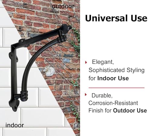 nach decorative shelf brackets, 4 pack of 7.25 shown in use
