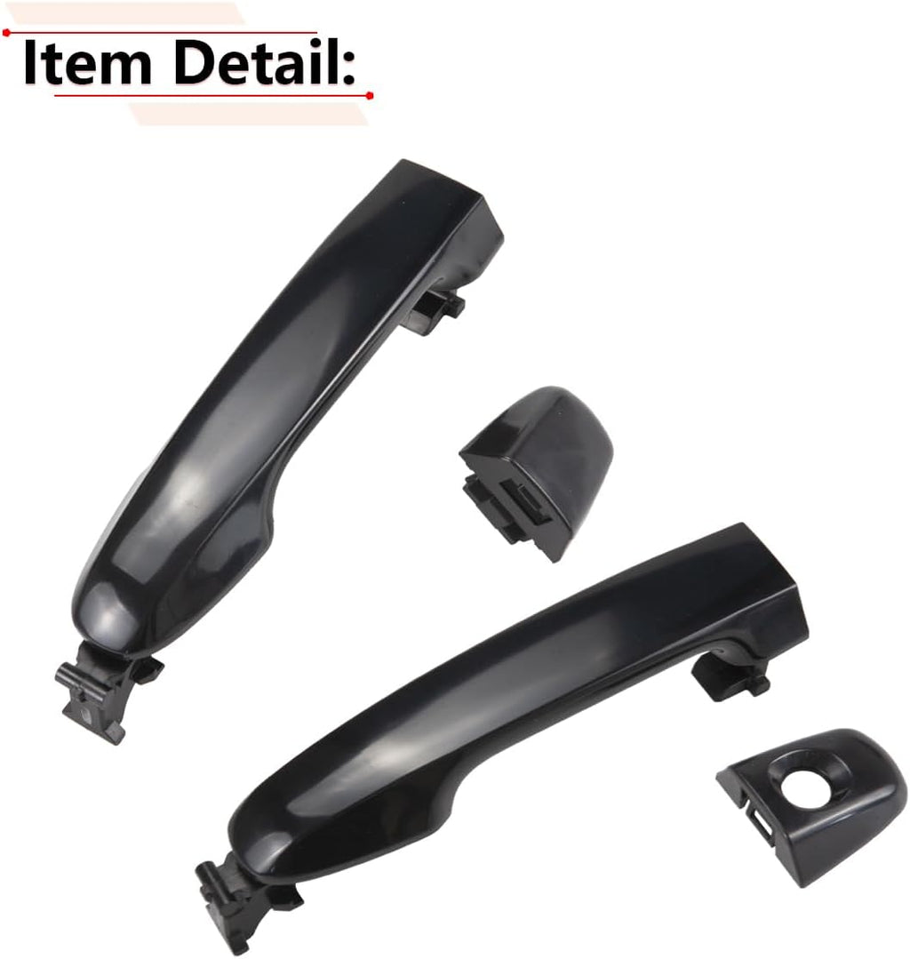 RLB-HILON 1Set Exterior Door Handle Compatible with Toyota Camry 2012 2013 2014 2015 2016 2017 Year