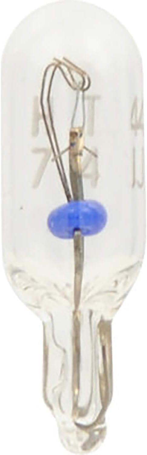 SYLVANIA - 74 Long Life Miniature - Bulb, Ideal for Interior Lighting – Courtesy, Ash Tray and More. (Contains 2 Bulbs)